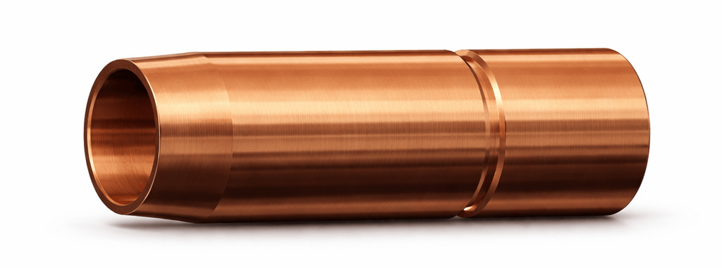 ATTC Consumables H.D. Cu 1/8" Tip Recess – 5/8" I.D. (15.9mm) Tregaskiss® Style 401 Nozzles - Insulated (2 Pack)