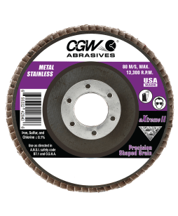 CGW Consumables CGW 4-1/2in. x 7/8 PSG Flap Disc 60 Grit Type 29 (42852)