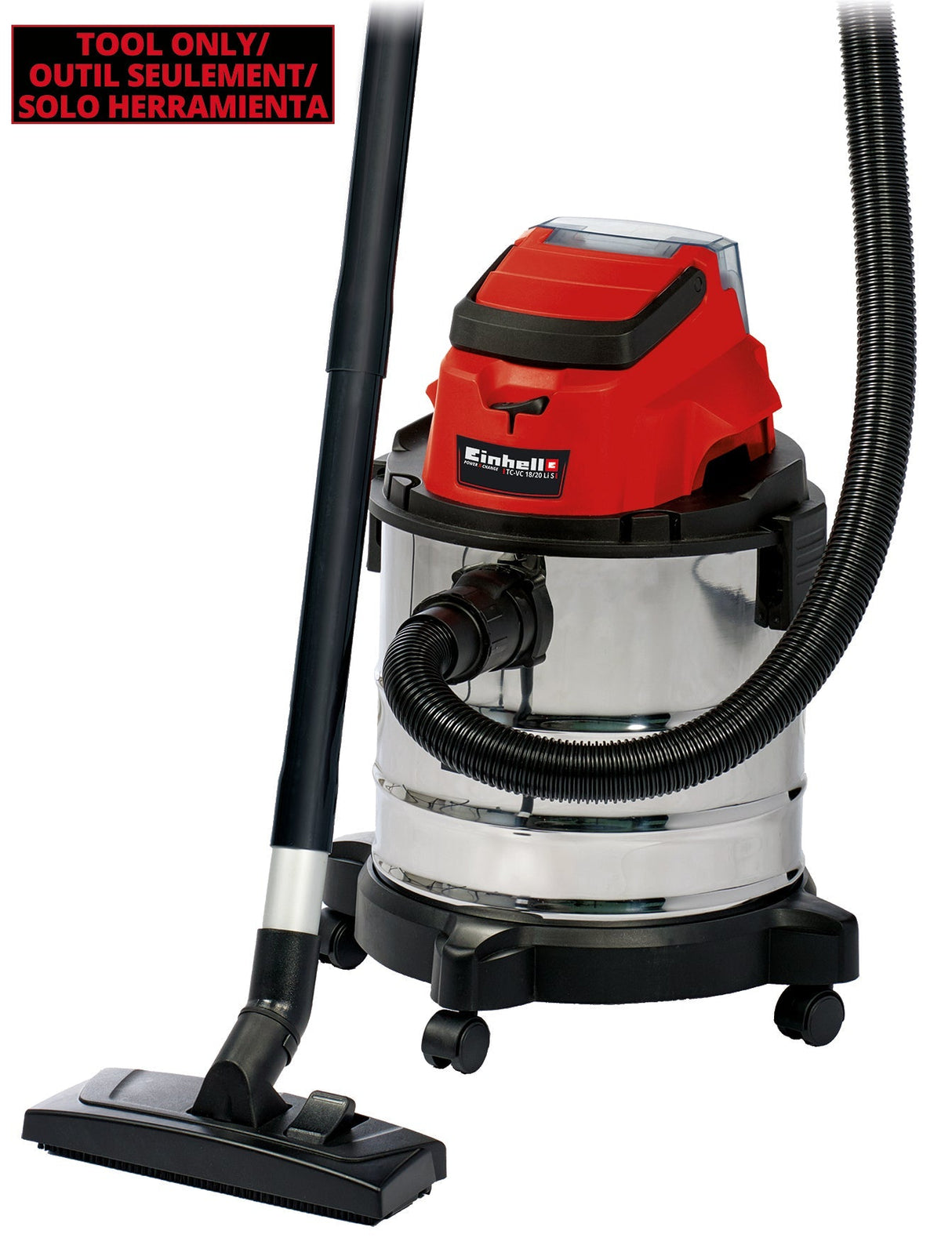Einhell Power Tools 18V 5.3 Gallon (20L) Cordless Wet/Dry Vacuum