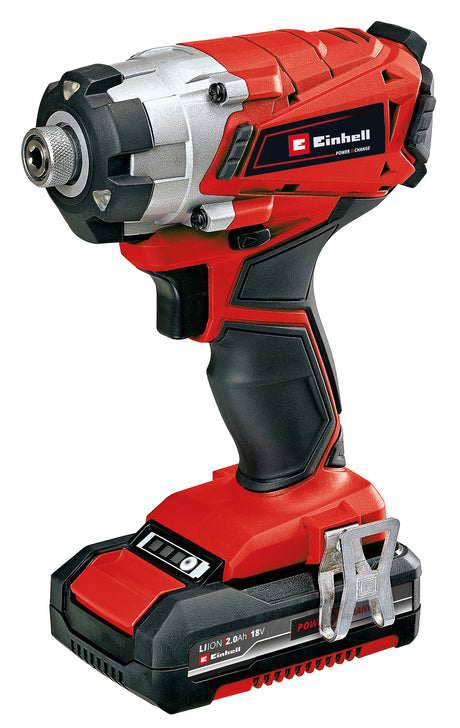 Einhell Power Tools 18V Cordless 1/2in.� Drill/Driver & 1/4in.� Impact Kit with (2) 2.0 Ah batteries, charger and bag