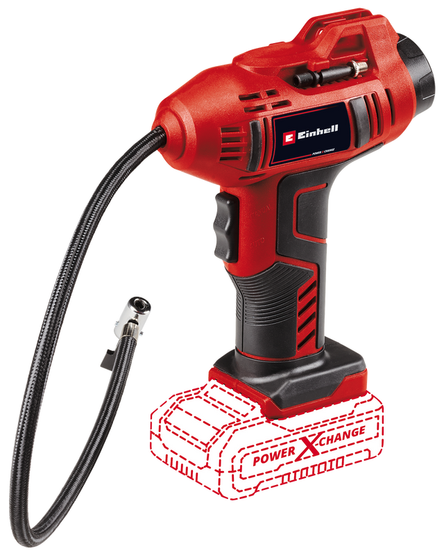 Einhell Power Tools 18V Cordless High Pressure Inflator w/Digital Gauge