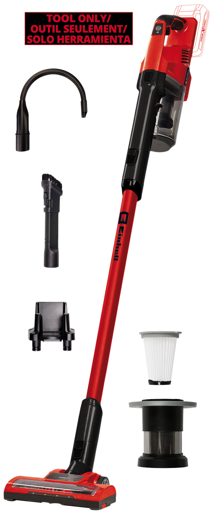 Einhell Power Tools 18V Cordless Stick Vacuum Cleaner