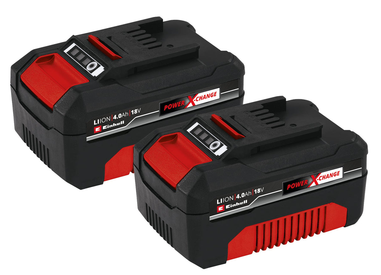 Einhell Power Tools 2 x 4.0 Ah- 18V Power X-Change Battery Twinpack