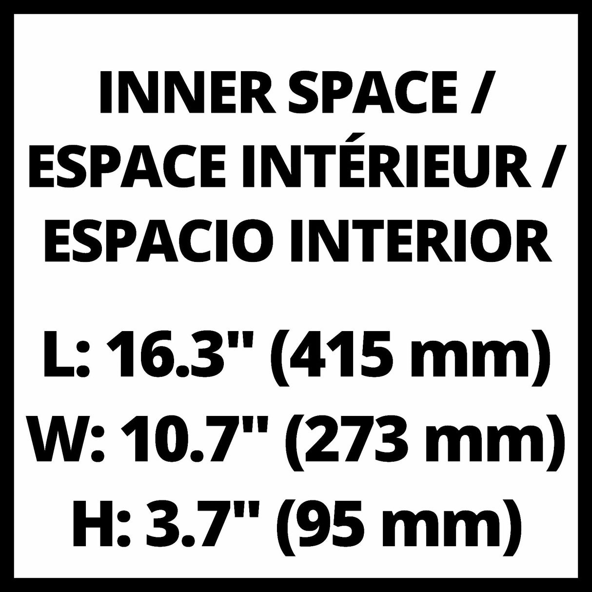 Einhell Power Tools E-case S-F Small Tool Case