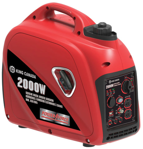 King Canada 2000 Gasoline Inverter Generator - King Canada - KCG-2001I