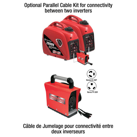 King Canada 2000 Gasoline Inverter Generator - King Canada - KCG-2001I
