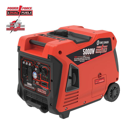 King Canada 5000 Gasoline/Propane Inverter Generator - King Canada - KCG-5000I-DF