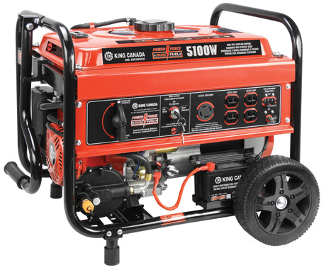 King Canada 5100W GASOLINE/PROPANE GENERATOR