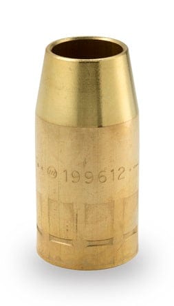 Miller Consumables Brass Nozzle, 3/4 in Orifice Straight HD (Screw On) (199612)