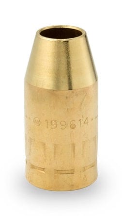 Miller Consumables Brass Nozzle, 5/8 in Orifice Tapered HD (Screw On) (199614)