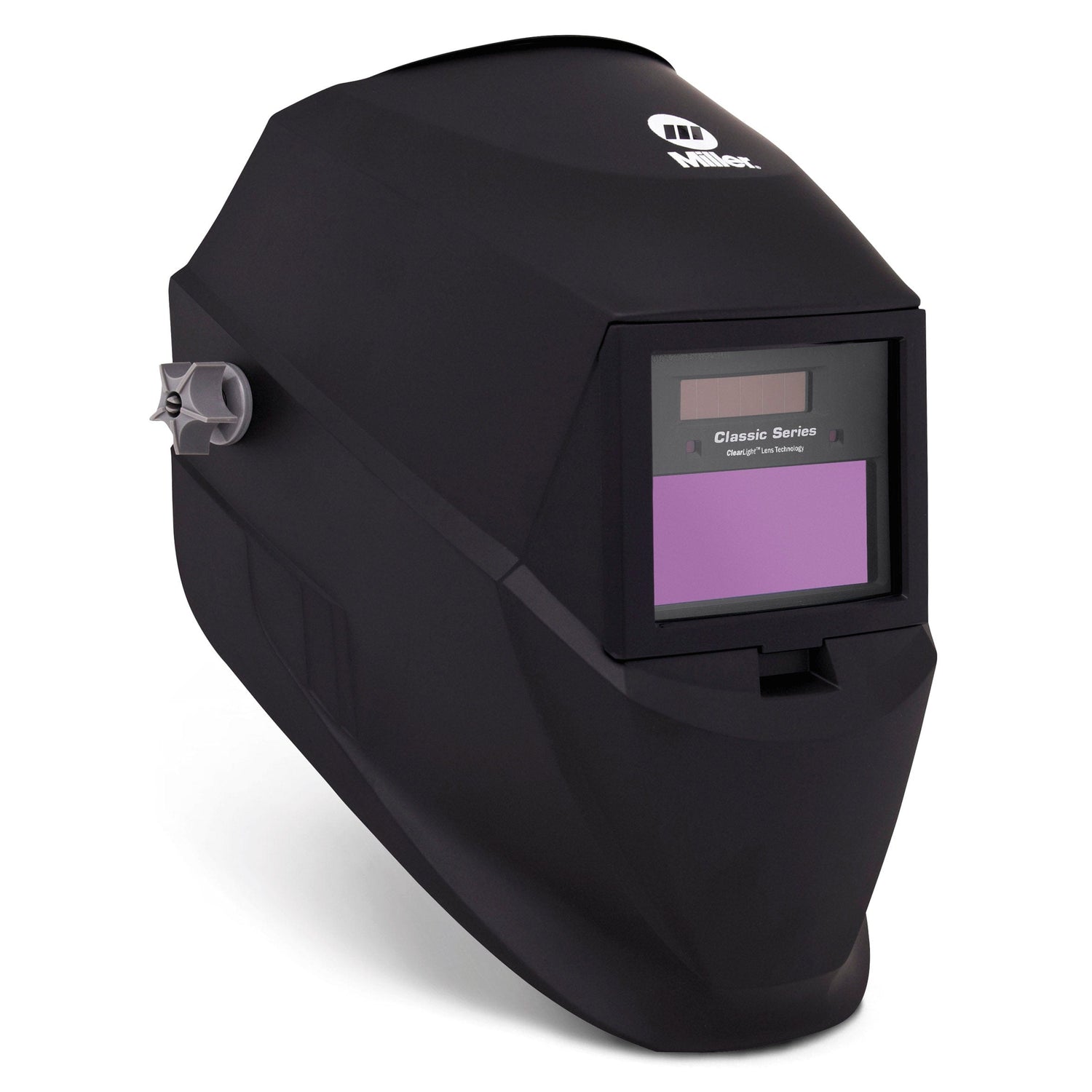 Miller helmets HELMET,CLASSIC SERIES VS BLACK W/CLEARLIGHT