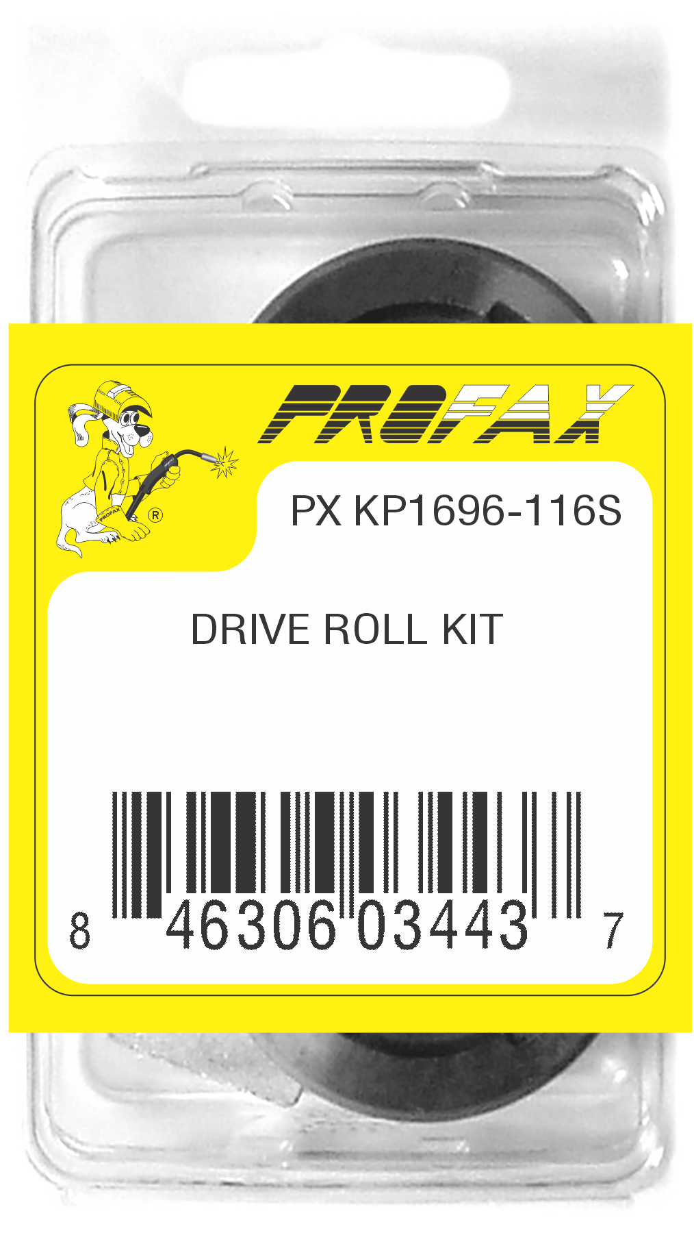 Profax Consumables Lincoln Drive Roll Kit 1/16" Solid 2 Roll (KP1696-116S)