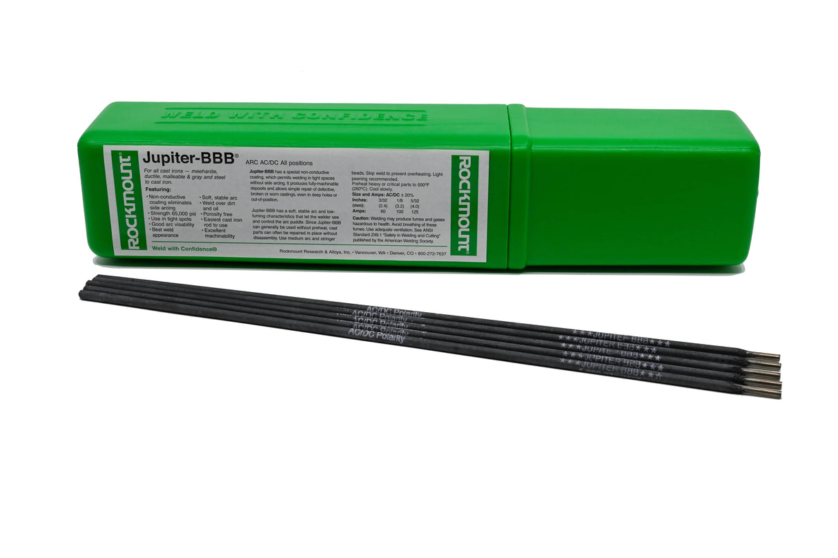 Rockmount 1/8" Jupiter BBB – Cast Iron Repair, Tight Access & Machinable Deposits (SMAW)