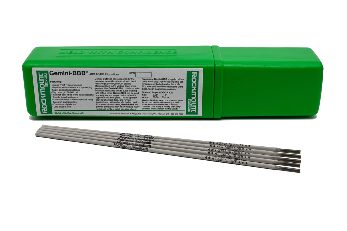 Rockmount Gemini BBB – Vertical Down, Stainless Steel with Tight Fit-Ups