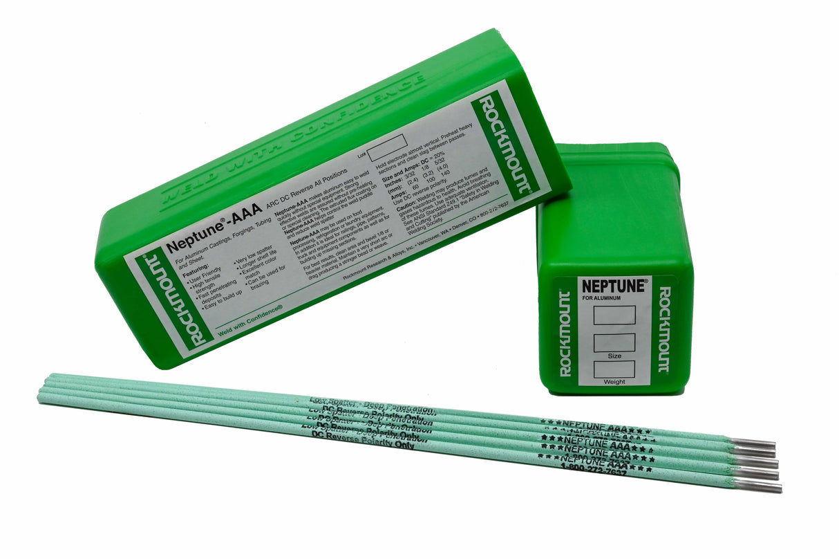 Rockmount Neptune AAA – Stick Electrodes for Aluminum Repairs (DCEP)