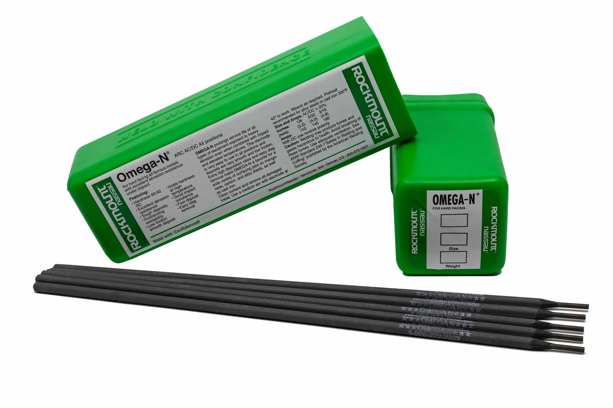 Rockmount Omega N – Hardfacing, Abrasion and Impact Resistance on All Ferrous Metals