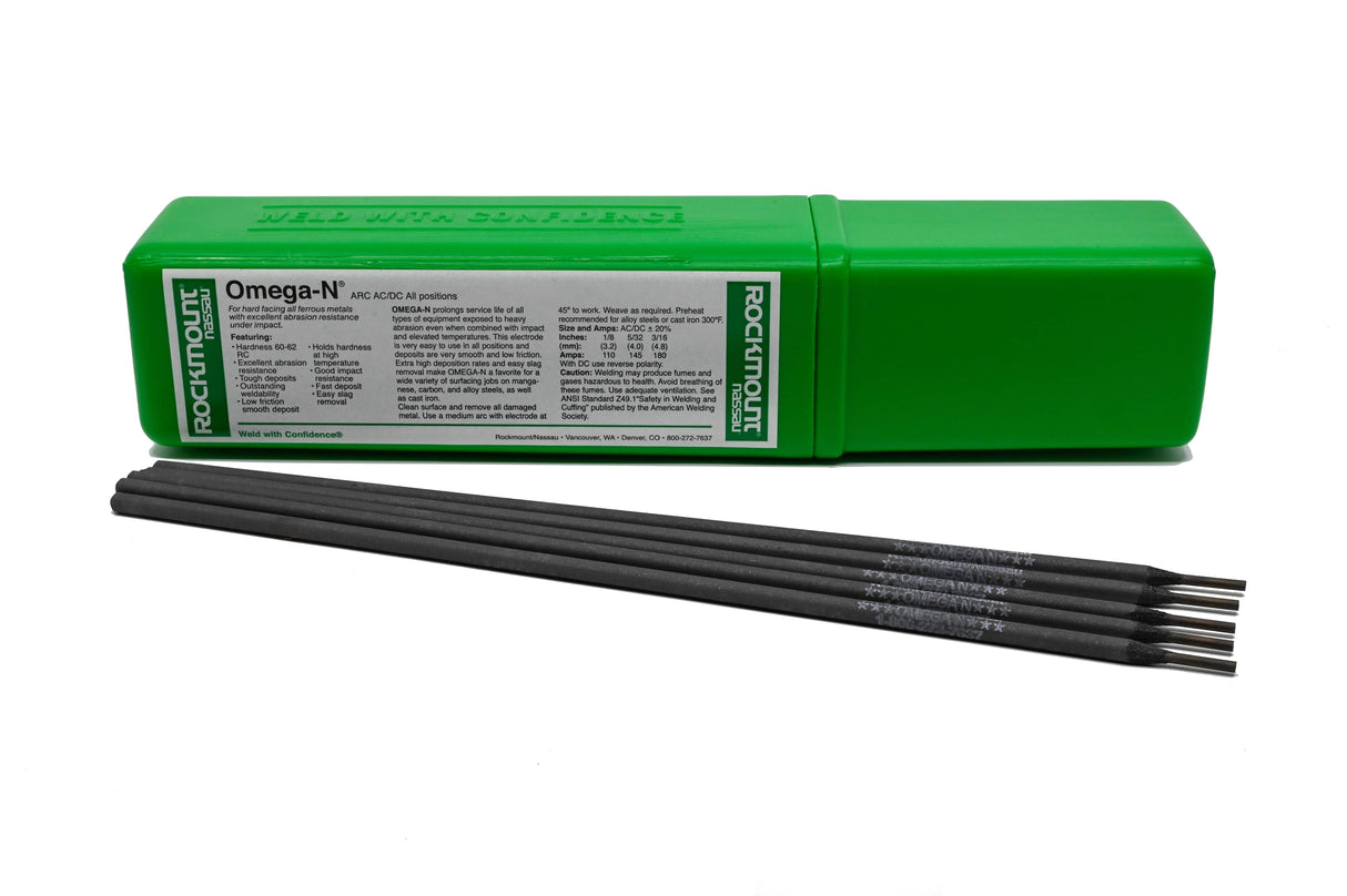 Rockmount Omega N – Hardfacing, Abrasion and Impact Resistance on All Ferrous Metals