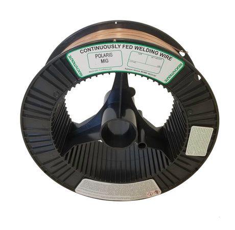 Rockmount Polaris MIG Wire – .035" Copper-Flashed Alloy - High-Strength Steel Welding - 2lb Spool