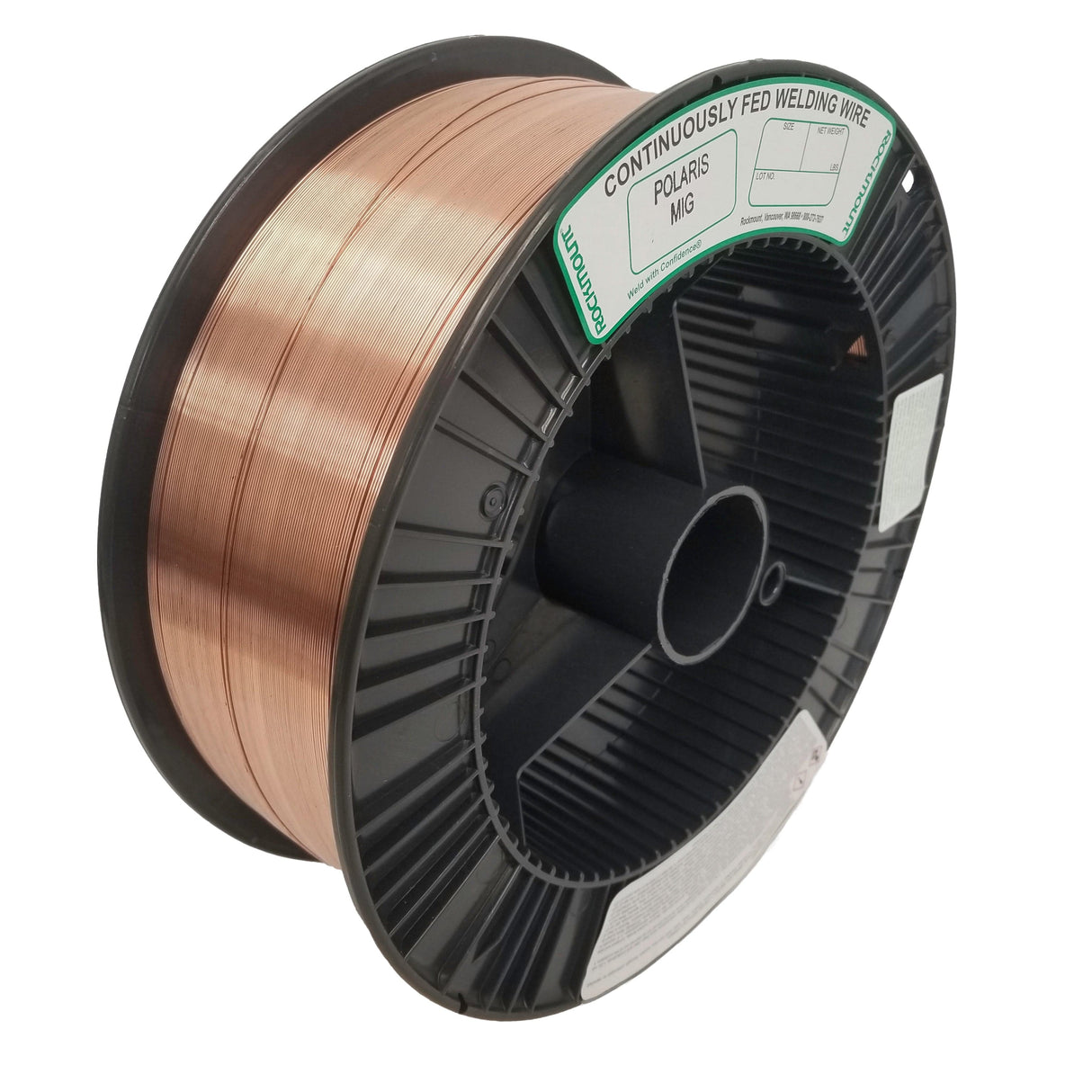 Rockmount Polaris MIG Wire – .035" Copper-Flashed Alloy - High-Strength Steel Welding - 2lb Spool
