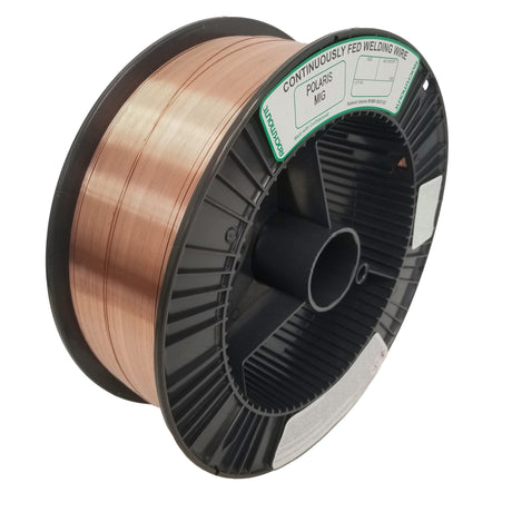 Rockmount Polaris MIG Wire – .035" Copper-Flashed Alloy - High-Strength Steel Welding - 2lb Spool