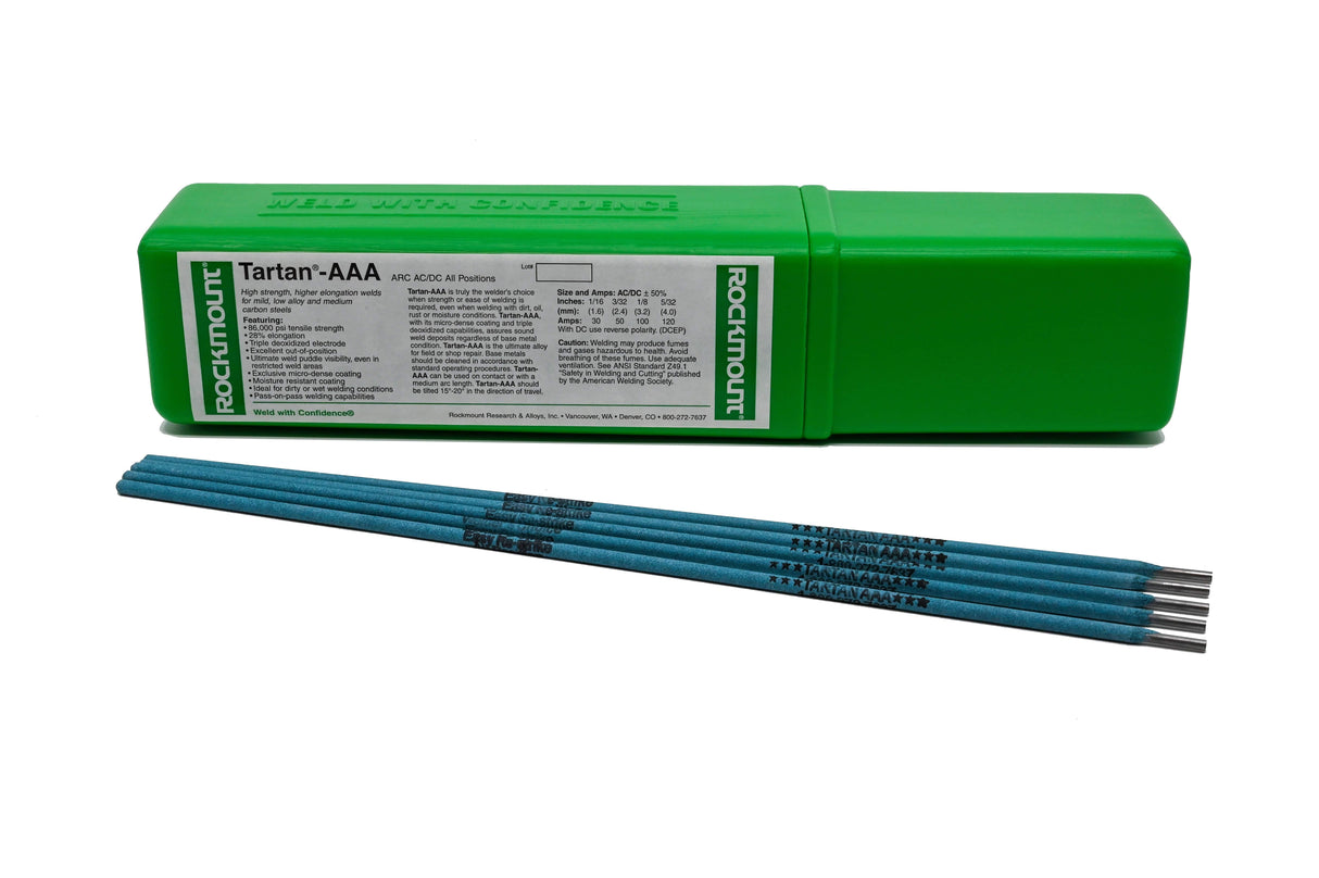 Rockmount Tartan Arc Welding Rods – Dirty, Rusty, and Contaminated Mild Steels