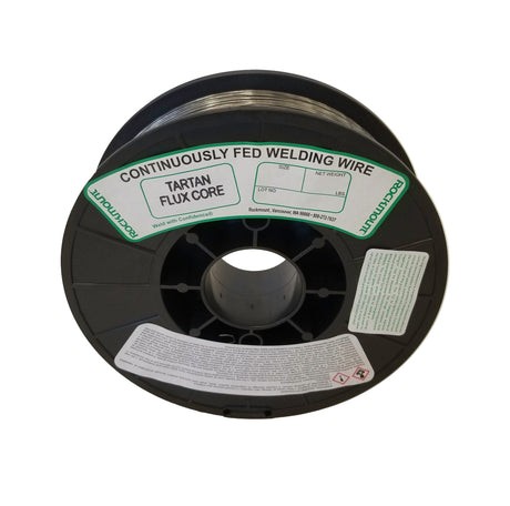Rockmount Tartan Flux Core Wire – .035in. Self-Shielded - Thin Gauge Steel and Galvanized - 2lb Spool