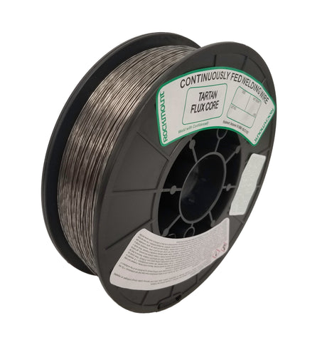 Rockmount Tartan Flux Core Wire – .035in. Self-Shielded - Thin Gauge Steel and Galvanized - 2lb Spool