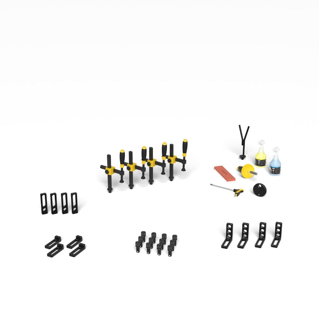 Siegmund Set 1, 28 Piece Accessory Kit for Siegmund System 16 Welding Tables (4-163100)