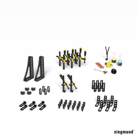 Siegmund Set 2, 54 Piece Accessory Kit for Siegmund System 16 Welding Tables (4-163200)