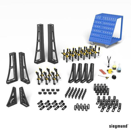 Siegmund Set 5, 117 Piece Accessory Kit for Siegmund System 16 Welding Tables (4-163500)