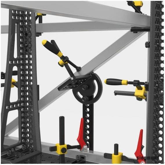 Siegmund System 16 45°/90° Professional Screw Clamp (Burnished) 2-160630
