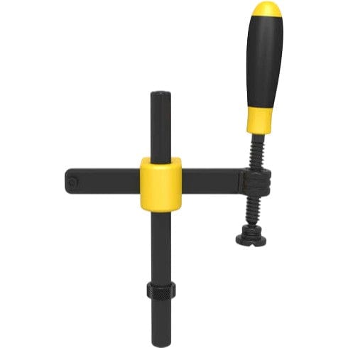 Siegmund System 16 Screw Clamp with Round Pipe (Burnished) 2-160610