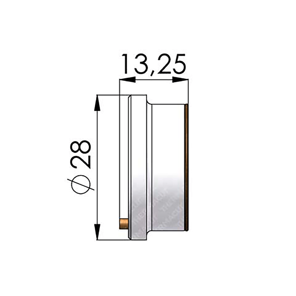 Thermacut Thermacut Replacement Precitec Cermaic Nozzle Holder