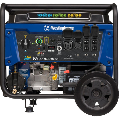 Westinghouse Generators Westinghouse 10,500 Watt Portable Generator - Tri-Fuel (wGen10500TFc)