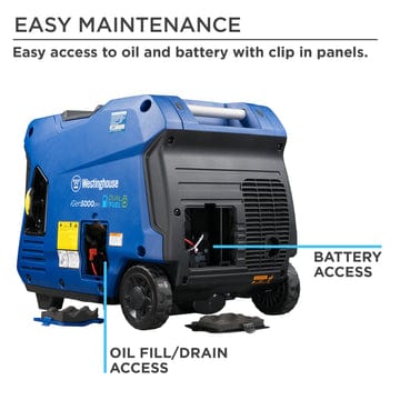 Westinghouse Generators Westinghouse 5000 Watt Duel Fuel Inverter Generator (iGen5000DFc)
