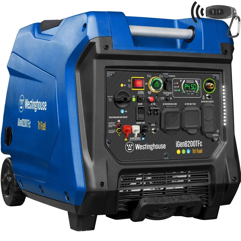 Westinghouse Generators Westinghouse 8200TFc TriFuel Inverter Generator