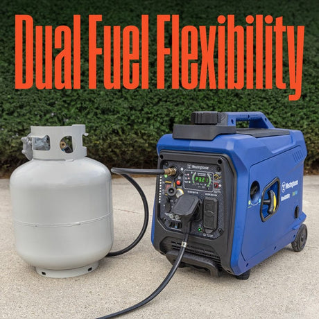 Westinghouse iGen4000DFc Inverter Generator - Dual Fuel with CO Sensor