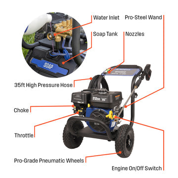 Westinghouse Pressure Washers WPX3600 Pressure Washer