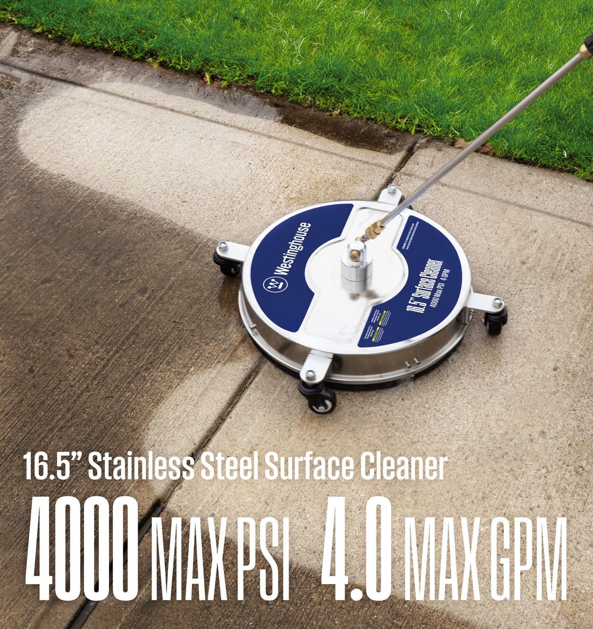 Westinghouse Westinghouse 16.5in Stainless Steel Surface Cleaner (PWSCSS)