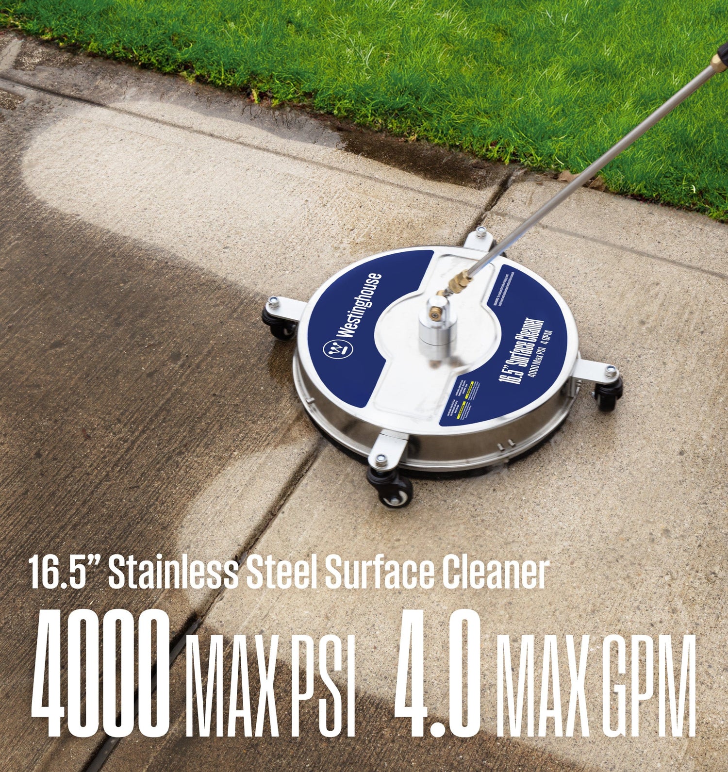 Westinghouse Westinghouse 16.5in Stainless Steel Surface Cleaner (PWSCSS)