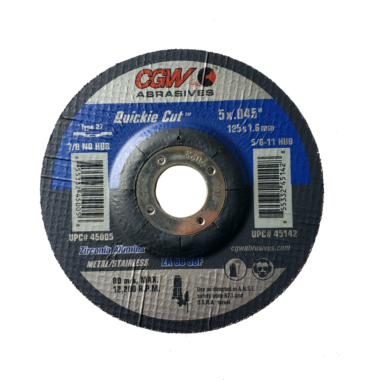 CGW Consumables CGW 45007 6" Quickie Cut Wheels