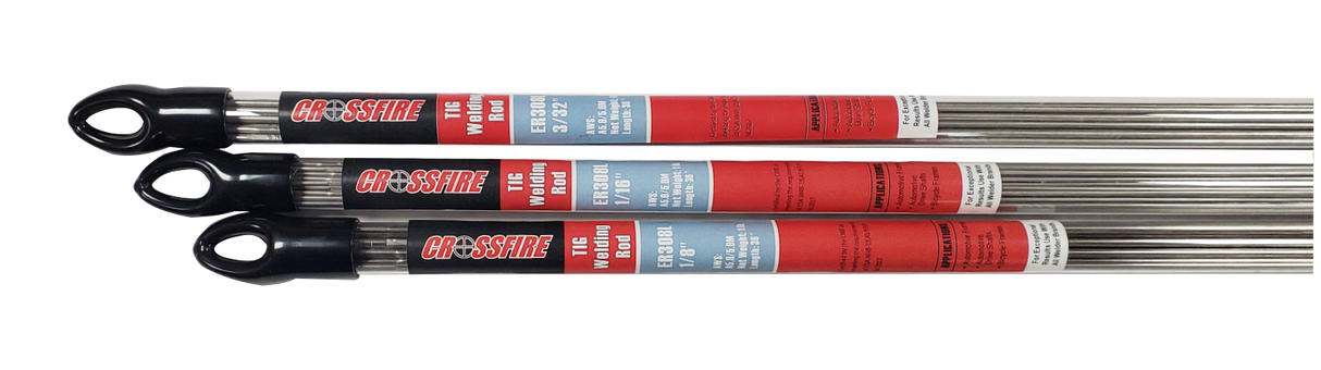Crossfire Welders Consumables ER308L Stainless Steel TIG 3/32" 1lb Tube