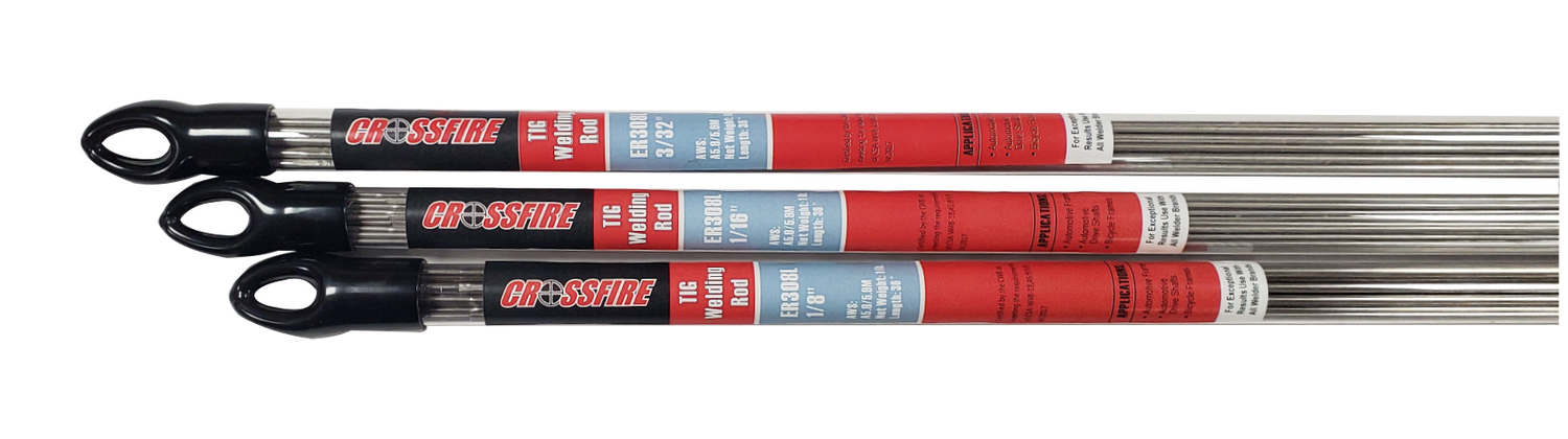 Crossfire Welders Consumables ER308L Stainless Steel TIG 3/32" 1lb Tube