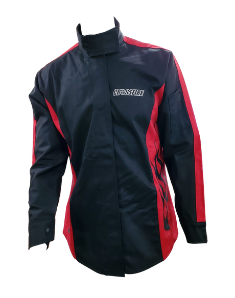 Crossfire Welders Welding Gear Crossfire Black Flame FR Welding Jacket