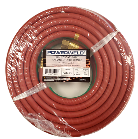 Powerweld Welding Accessories Acetylene Twin Welding Hose