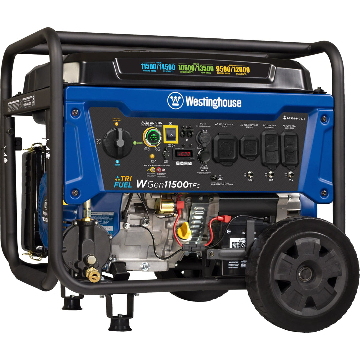 Westinghouse tri-fuel generator for home backup power