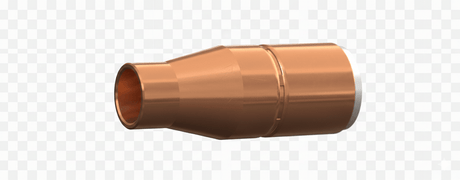 ATTC Consumables Bottleneck 1/8 STKT – 1/2" I.D. Tregaskiss® Style 401 Nozzles - Insulated (2 Pack)