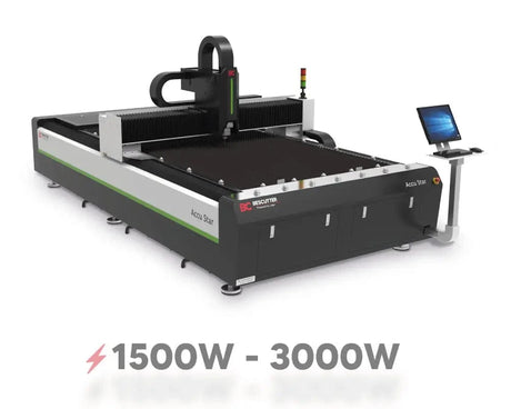 BESCUTTER ACCU STAR 5’x10′ Fiber Laser Cutting Machine | 1500W – 3000W