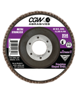 CGW Consumables CGW 4-1/2in. x 5/8 PSG Flap Disc 36 Grit Type 27 (43840)