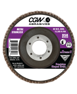CGW Consumables CGW 4-1/2in. x 5/8 PSG Flap Disc 36 Grit Type 27-XL (43860)
